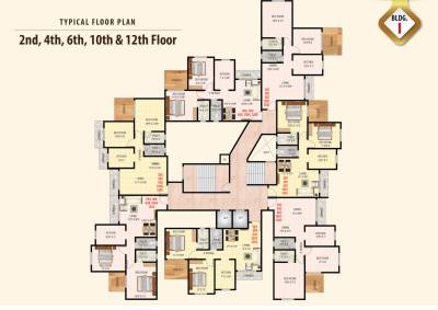  manohar-vikas-shreeji-paraiso I WING Cluster Plan