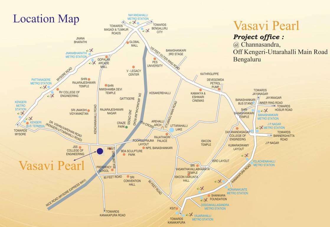  vasavi pearl Location Plan
