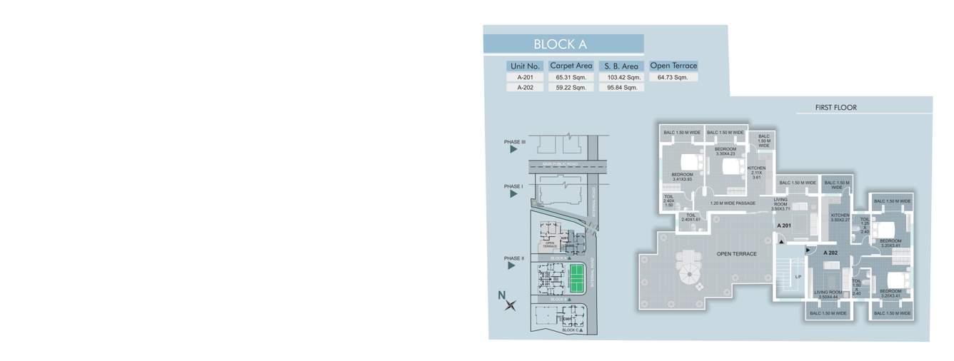  green valley phase 1 Block A Cluster Plan