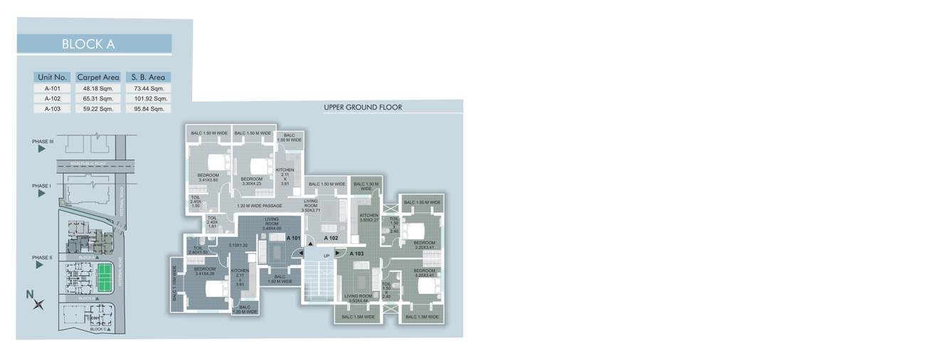  green valley phase 1 Block A Cluster Plan