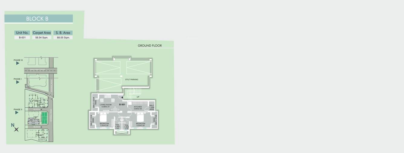  green valley phase 1 Block B Cluster Plan