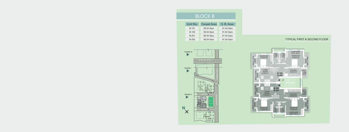  green valley phase 1 Block B Cluster Plan
