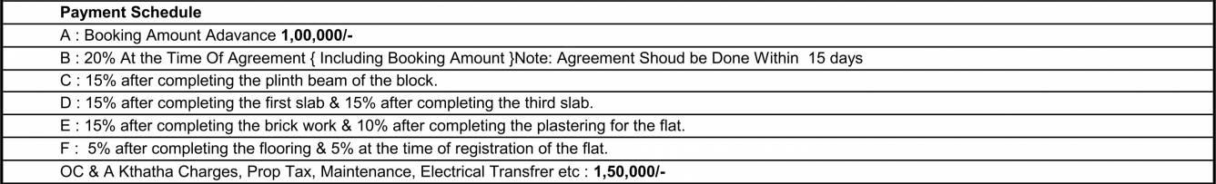 pride Construction Linked Payment (CLP) Payment Plan