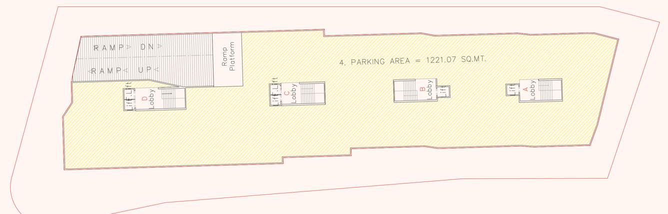  dream villas phase 2 Wing A, B, C, D Cluster Plan For Basement