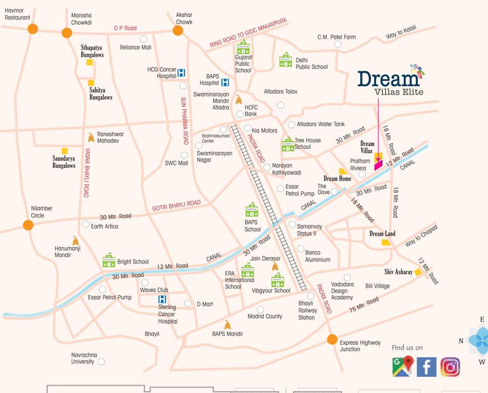  dream villas phase 2 Location Plan