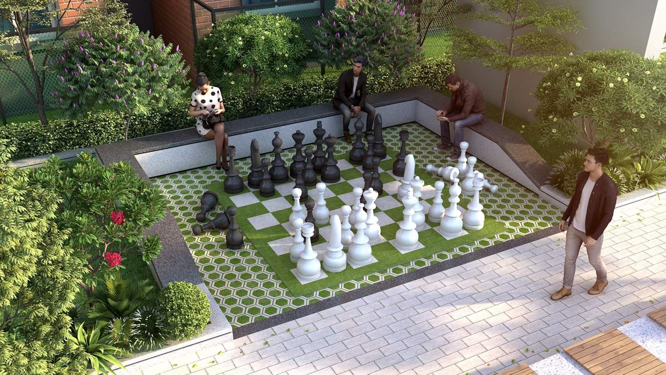  crimson crest Chess Board