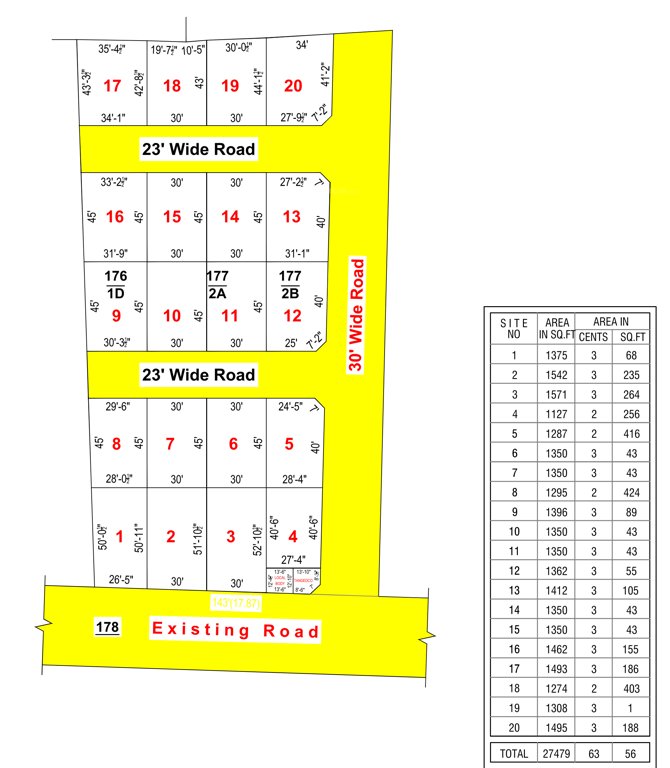  naval nagar Layout Plan