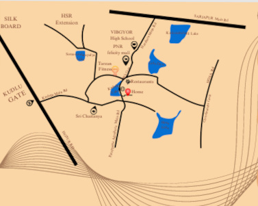  krishna-residency Location Plan