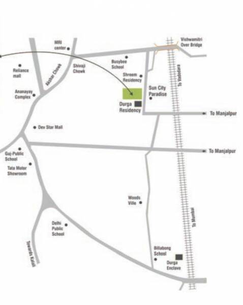 Location Plan durga-heights-for-tower-a-tower-b Location Plan