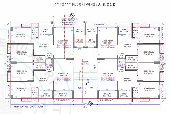 A A To D Typical Cluster Plan ram-ratan A A To D Typical Cluster Plan