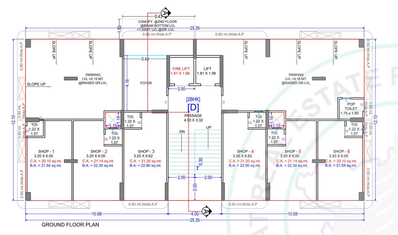  ram ratan A To D Cluster Plan for ground Floor
