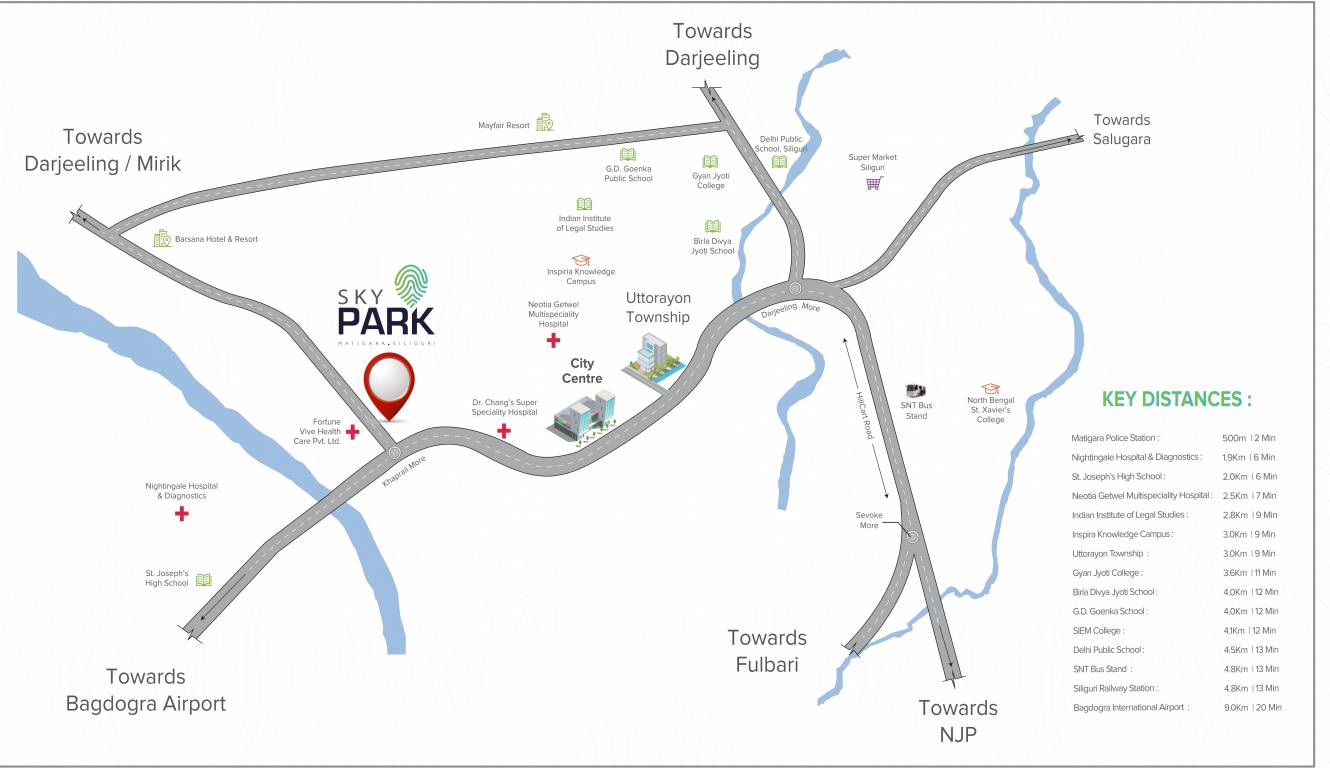  sky park Location Plan