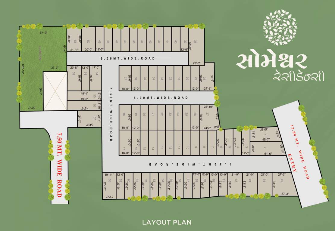  someshwar residency Layout Plan