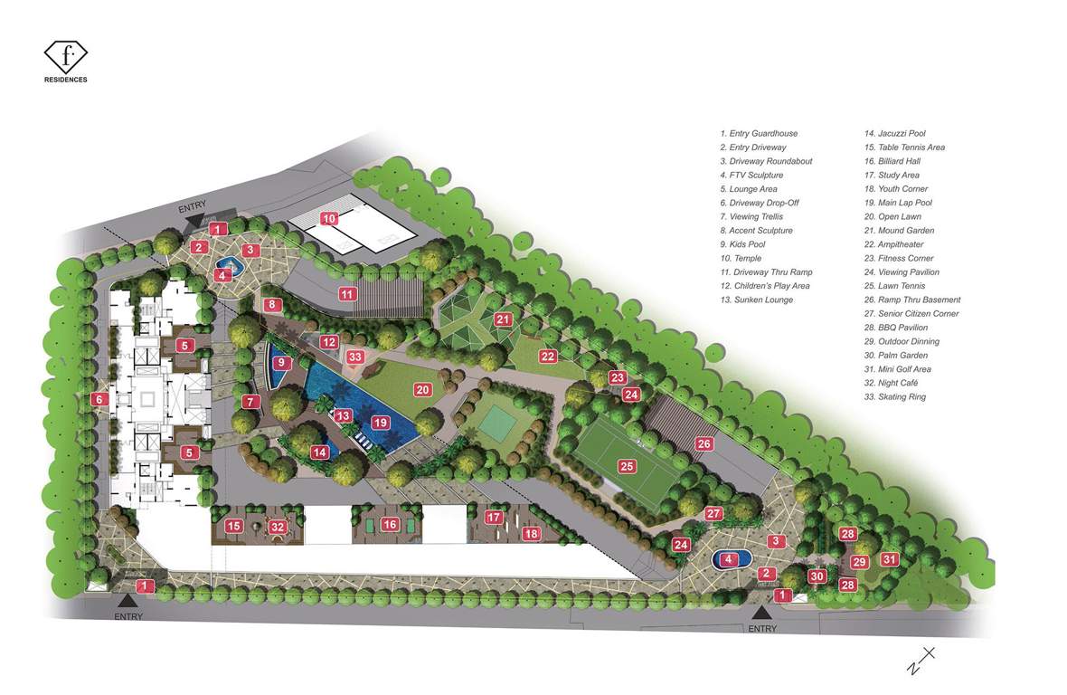  f residences ghatkopar Master Plan