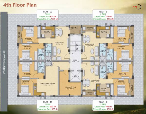 Cluster Plan from 3rd to 4th Floor ashoka Cluster Plan from 3rd to 4th Floor