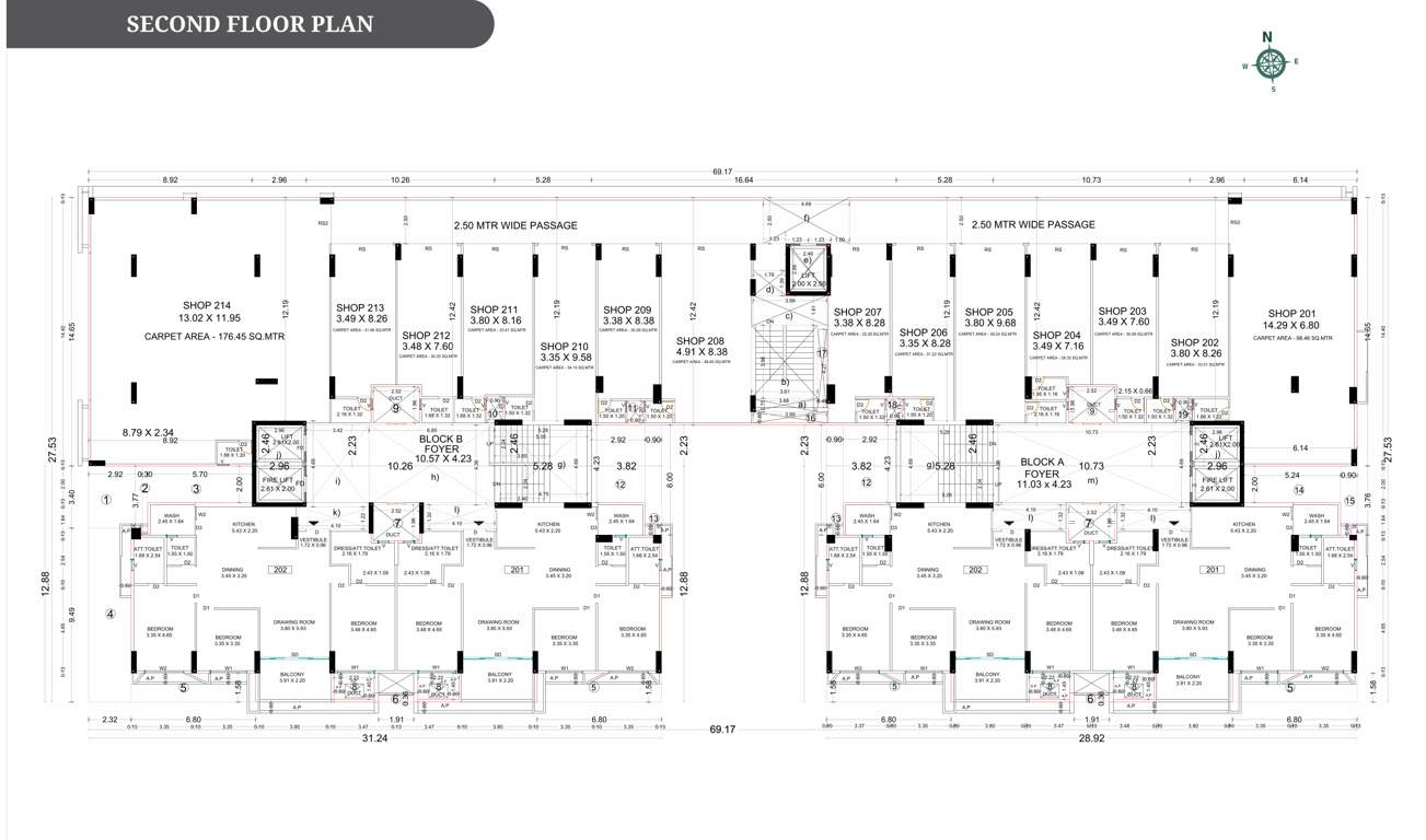 parklane twins Parklane Twins Block A Cluster Plan