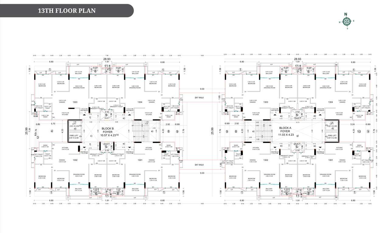 parklane twins Parklane Twins BlockB Cluster Plan