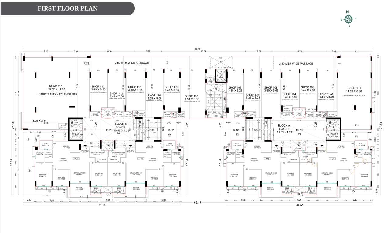 parklane twins Parklane Twins BlockB Cluster Plan