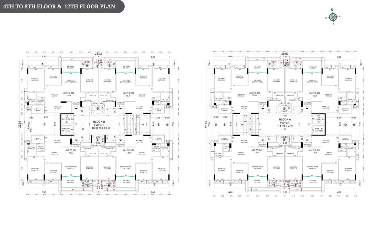 parklane twins Parklane Twins BlockB Cluster Plan