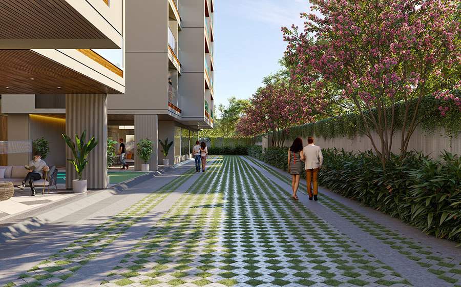 parklane twins Paved Compound