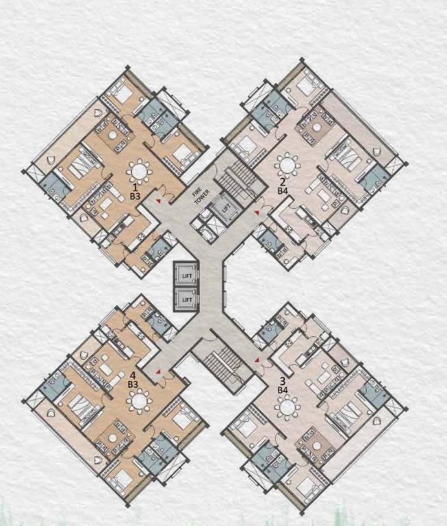  project pine forest Cluster Plan