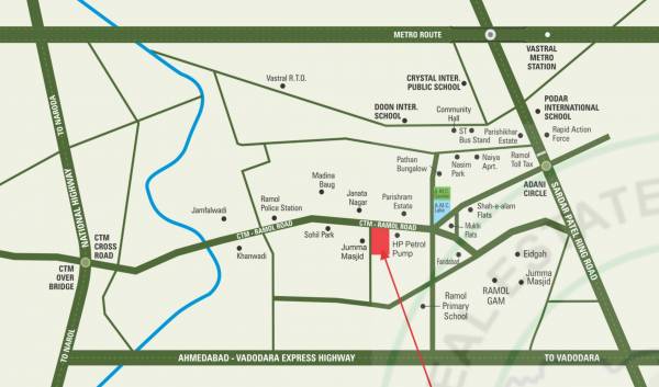  royal-riyaz-residency Location Plan