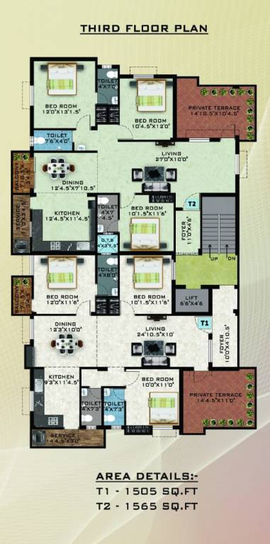  ramana flats Kaveri Cluster Plan
