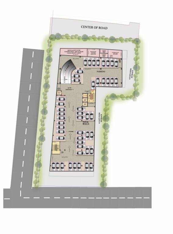 r k mall Cluster Plan