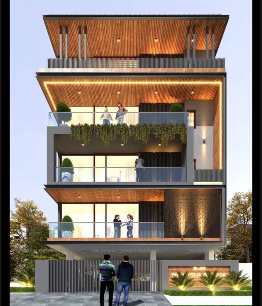 Elevation luxury-builder-floors Elevation