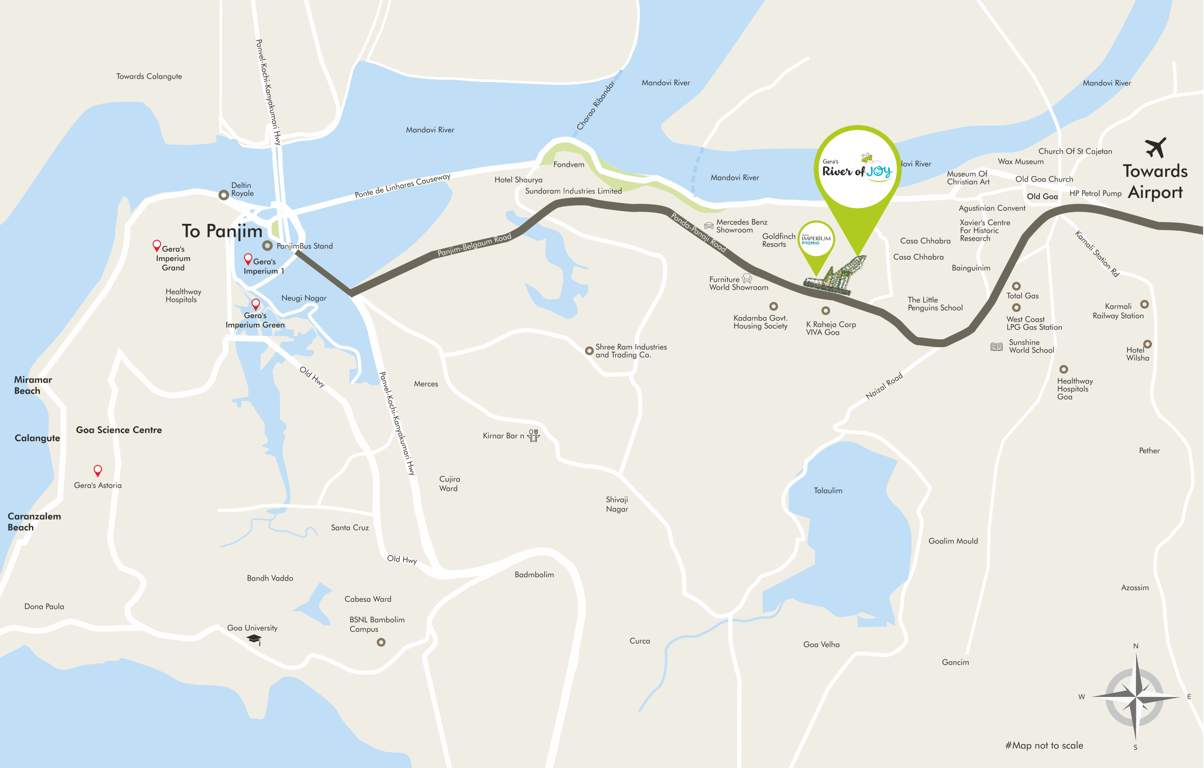  river of joy Location Plan