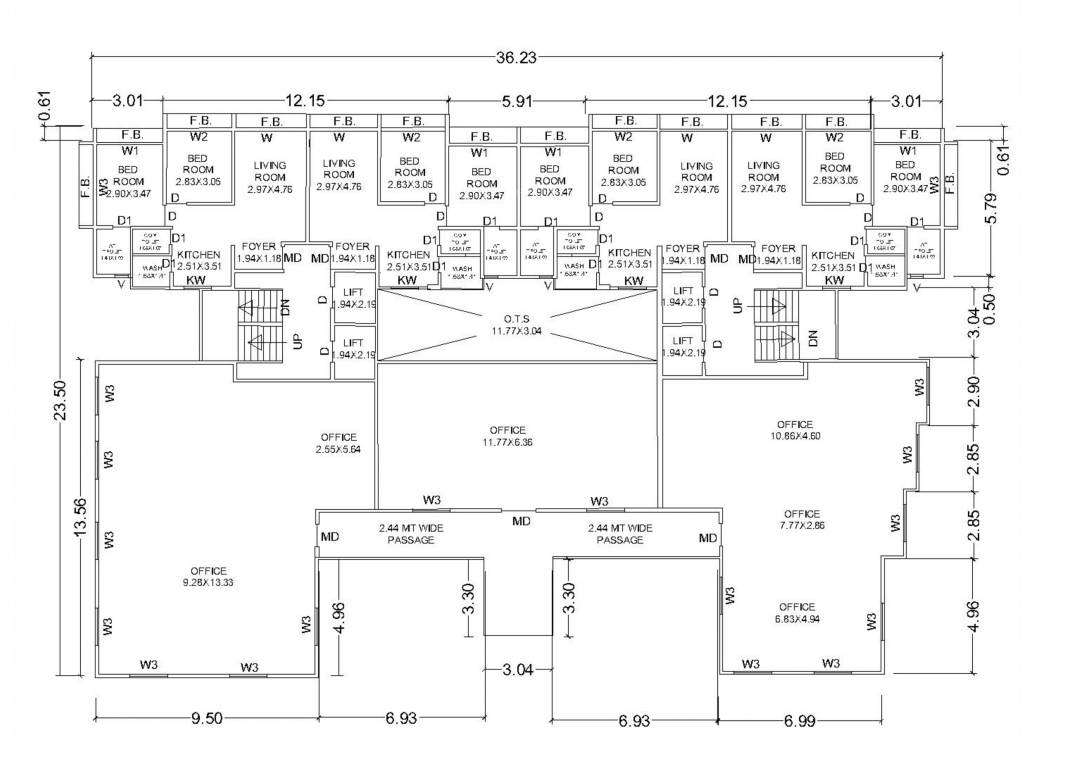  om vastu Tower B Cluster Plan