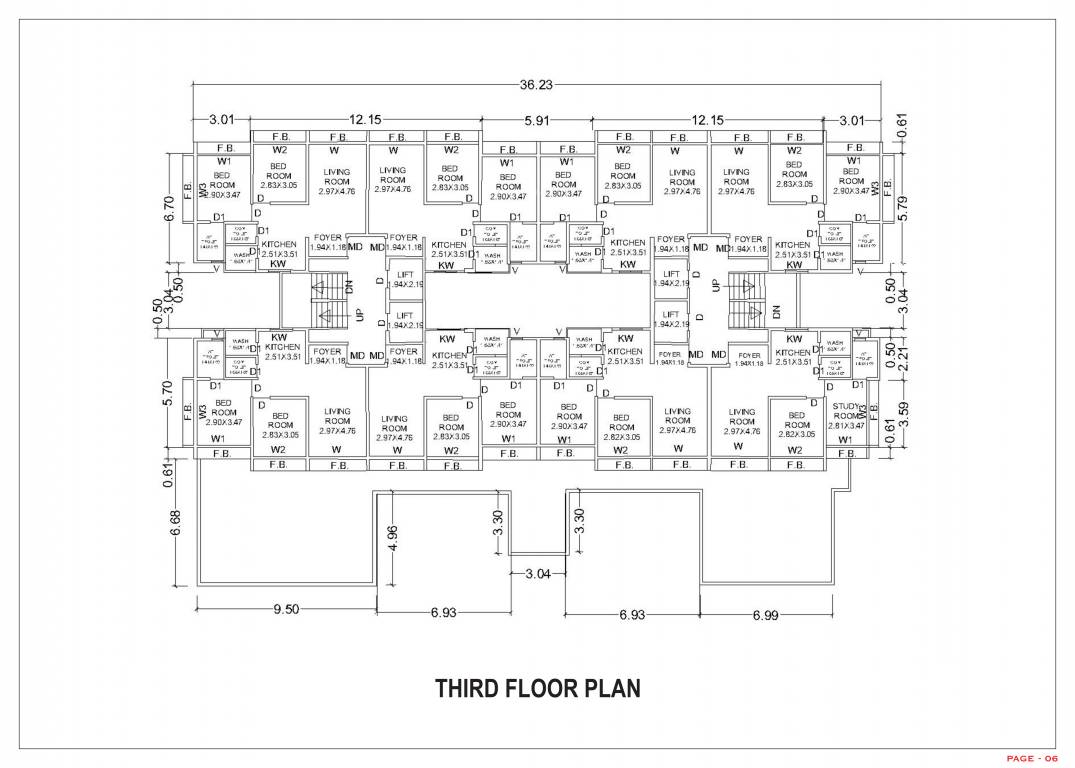  om vastu Tower B Cluster Plan