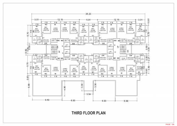 Tower B Cluster Plan om-vastu Tower B Cluster Plan