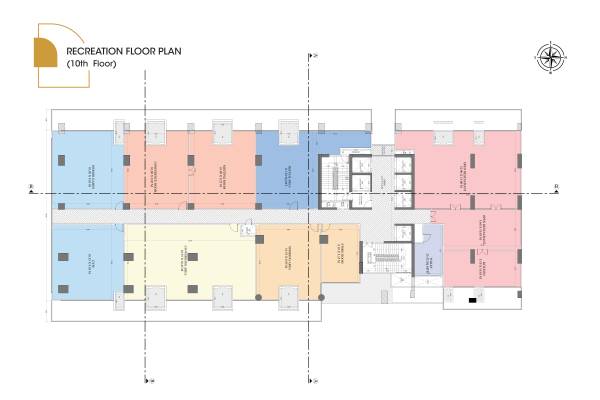  tower-108 Cluster Plan for 10th Floor