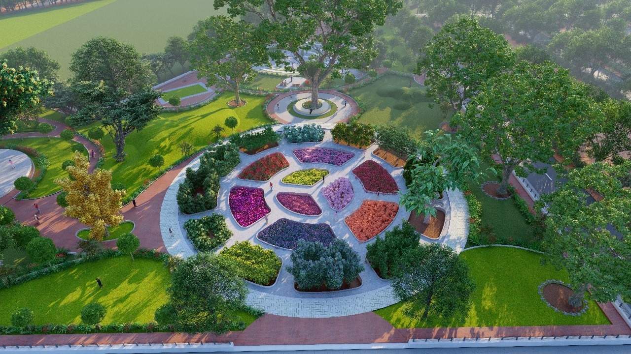  sreenidhi neocity Landscape Garden and Tree Planting