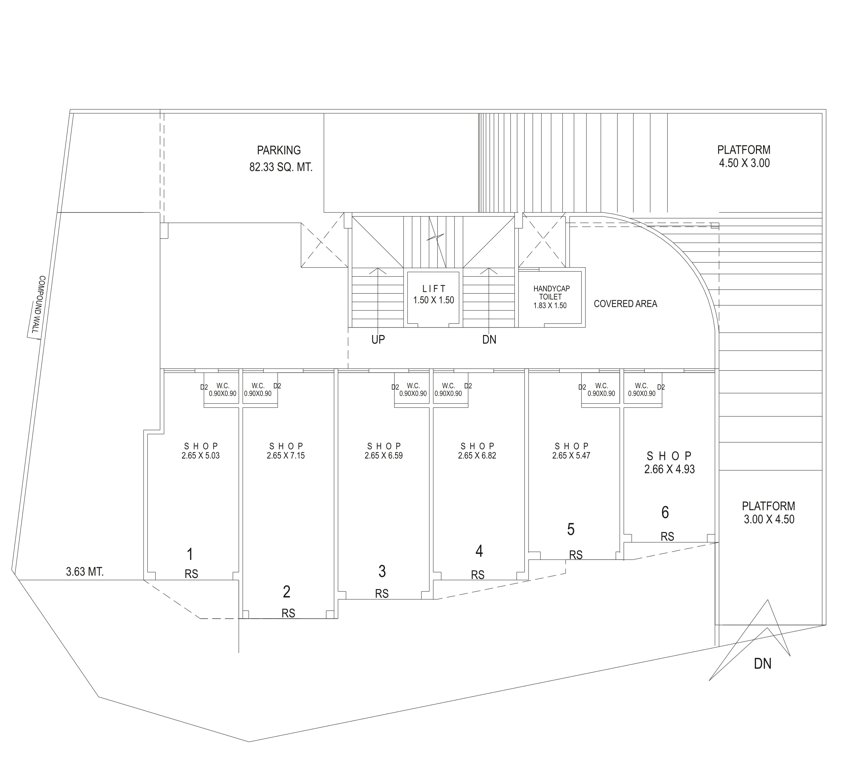 hemant enclave Tower A Cluster Plan
