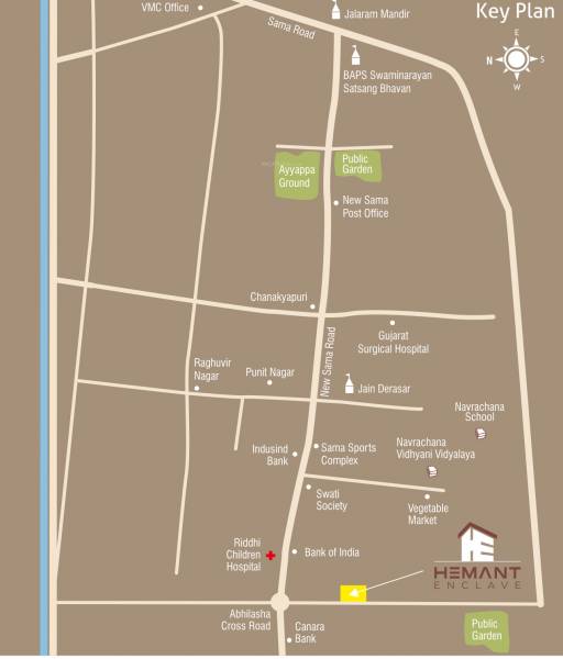  hemant-enclave Location Plan