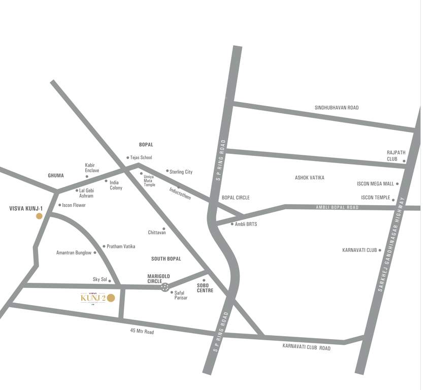  visva kunj Location Plan