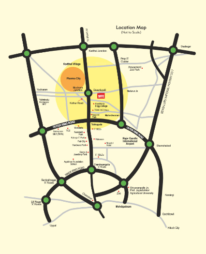  green city green meadows Location Plan