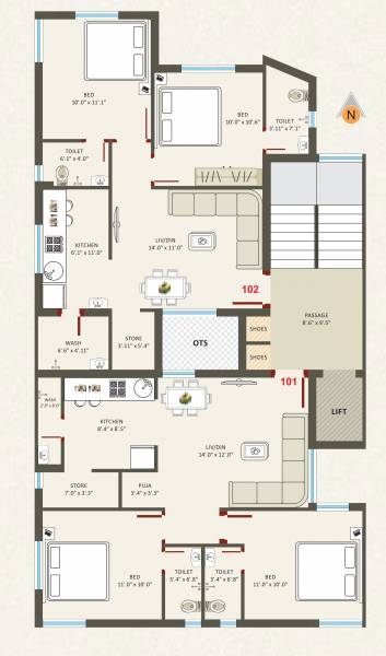 Cluster Plan palace Cluster Plan