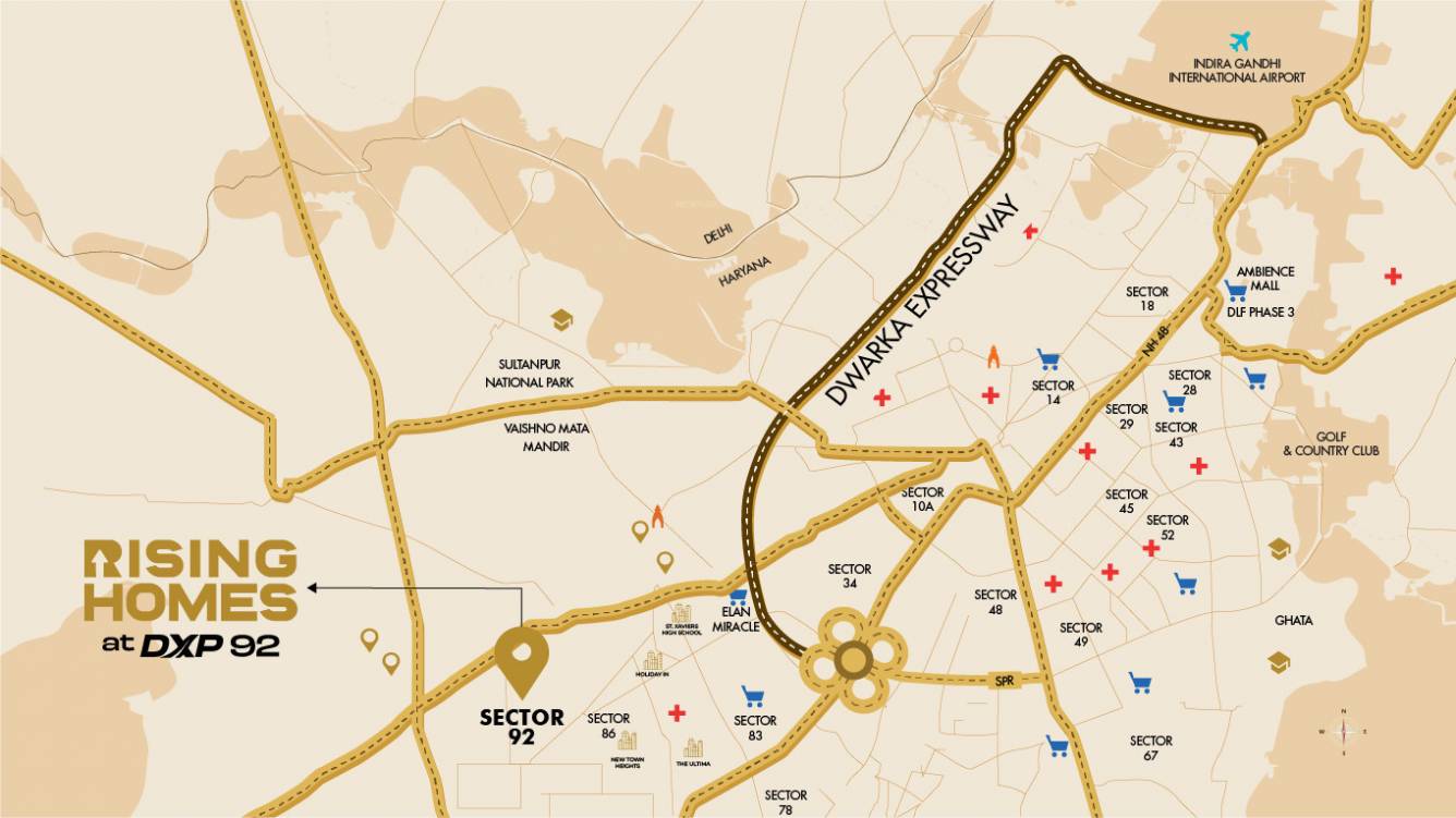  rising homes at dxp 92 Location Plan
