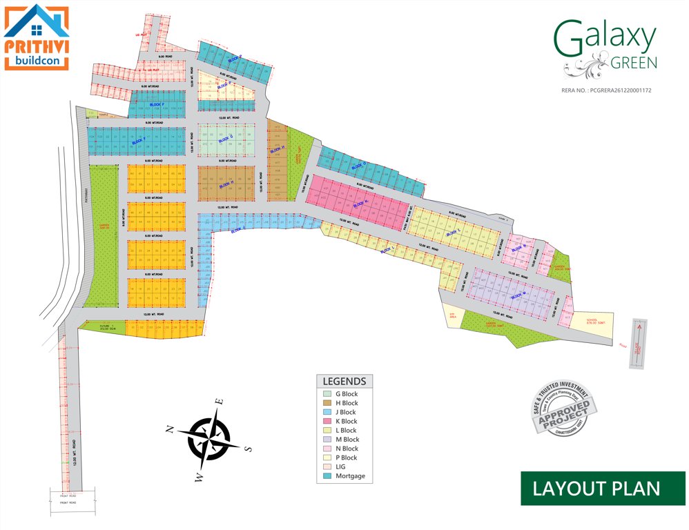  galaxy greens Layout Plan