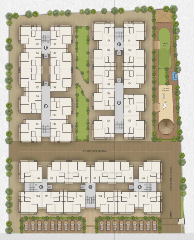  somya residency phase 5 Layout Plan