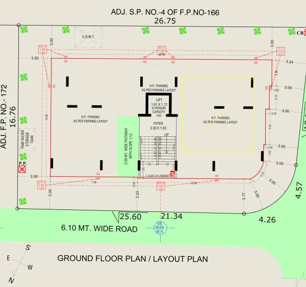  shetrunjay-hills Cluster Plan