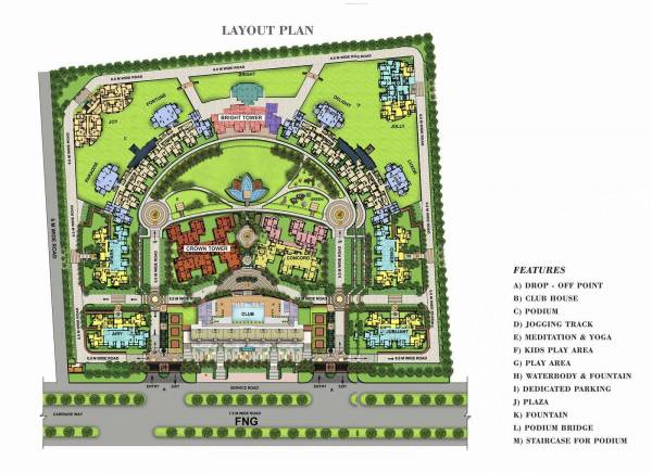  the-crown-of-noida Layout Plan