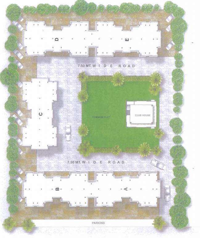 satya star residency Layout Plan