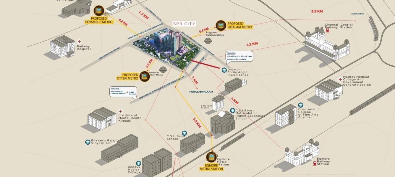  sky tower Location Plan