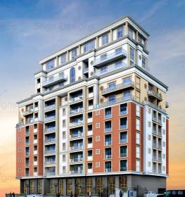 Elevation central-towers Elevation