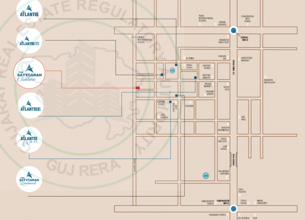  satyagrah-solitaire Location Plan
