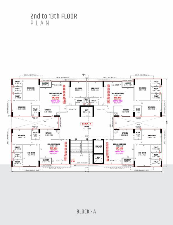  kalash orlena Block A Cluster Plan